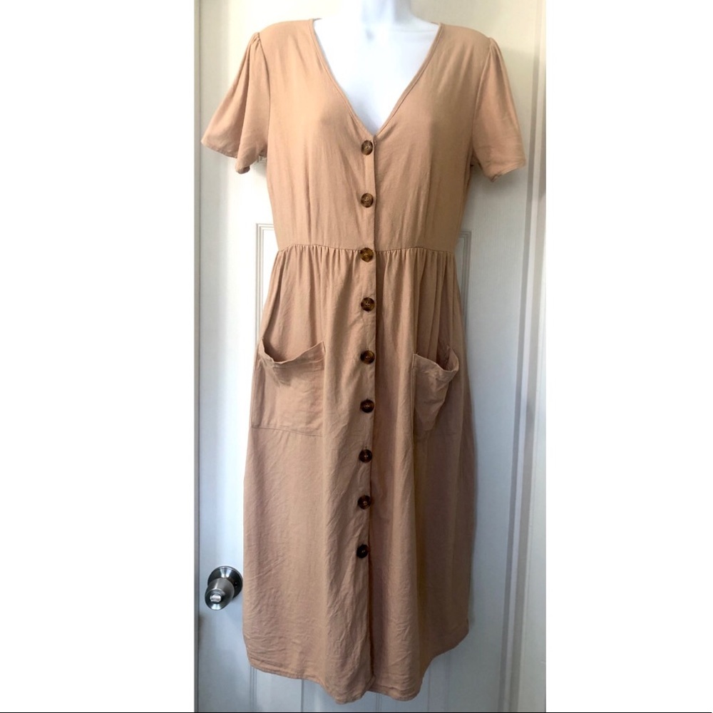 💥3/$20💥 COTTON ON Linen Blend Midi Dress
